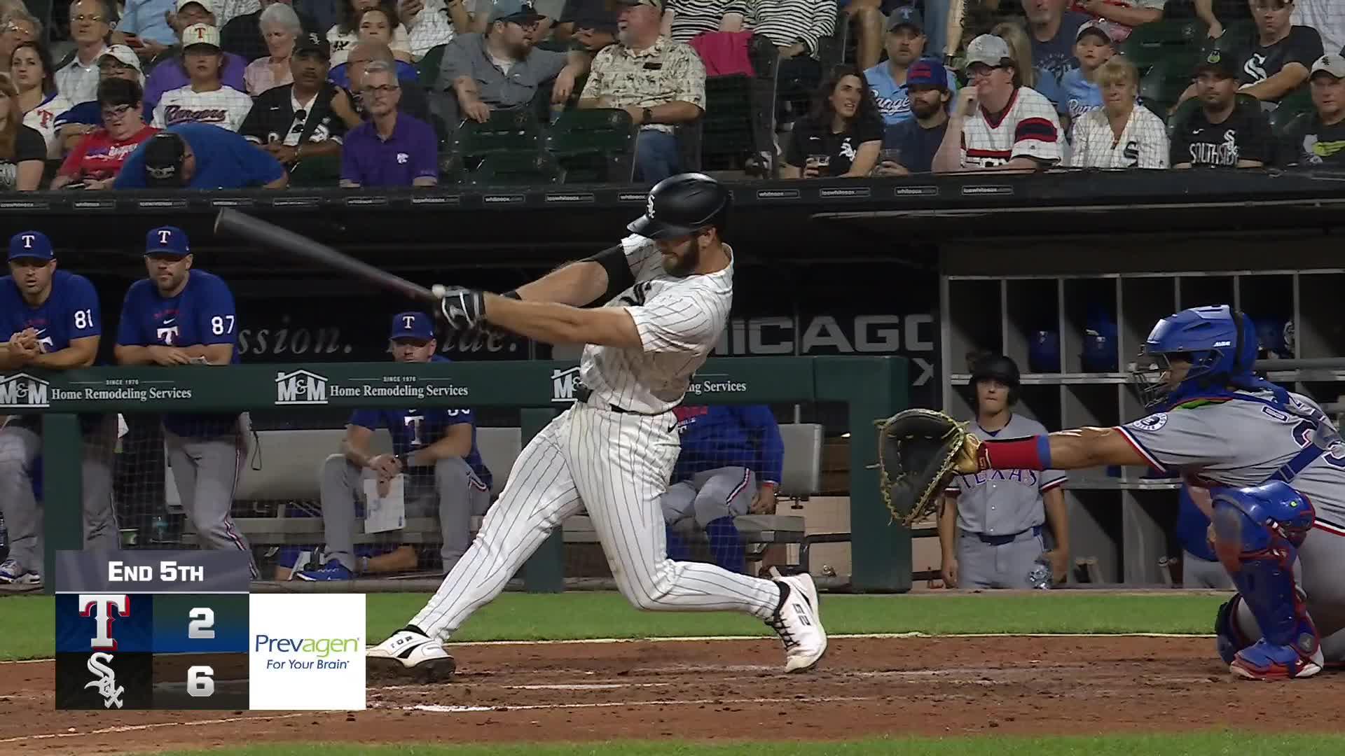 Peters Matches Rookie HR Record, White Sox Top Rangers 10-4