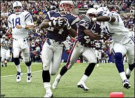 17. Oct. 21, 2001: Patriots 38, Colts 17 - Tom Brady vs. Peyton Manning -  ESPN