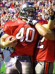 WARRICK DUNN & MIKE ALSTOTT TAMPA BAY BUCCANEERS STARTING