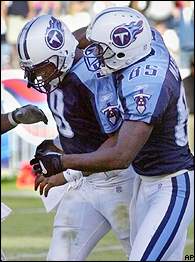 Steve McNair to Derrick Mason, Air McNair to Derrick Mason. 