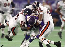 Chicago Bears vs Minnesota Vikings, Nov. 11 Chicago -- Cris Carter