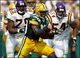 Minnesota Vikings vs green Bay Packers Sept. 26, 1999 -- Minnesota