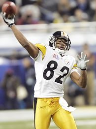 Super Bowl XL - Antwaan Randle El's 43 yard touchdown pass to Hines Ward 