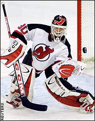Hockey History: New Jersey Devils Martin Brodeur Gets First Shutout