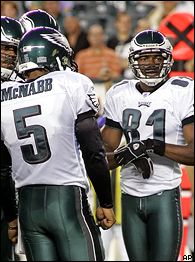 Donovan McNabb is hurt; Nick Mangold signs with Jets; Chad