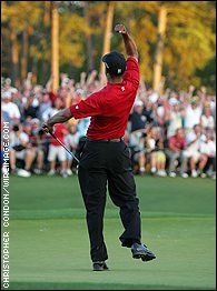 tiger woods masters chip 2005 nike commercial