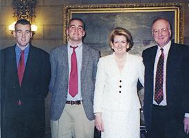 Kieran Darcy and family