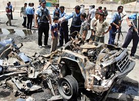 Iraq car bomb explosion