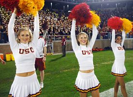 USC Song Girl cheerleaders 