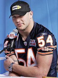 profanityapparel — Brian Urlacher Chicago Bears Reebok Jersey