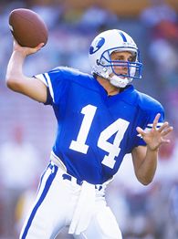 Ty Detmer when he played for the Philadelphia Eagles