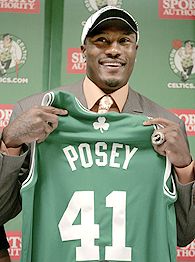 Autographed James Posey Jersey - Boston Celtics History