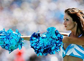 Panthers cheerleader