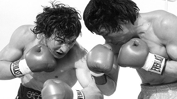 Ray Boom Boom Mancini - 'Boom Boom' with his mother and father