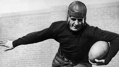 Sports Days Past on X: Red Grange, the “Galloping Ghost”, was a