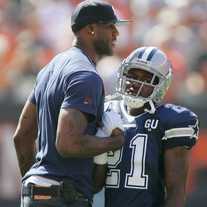 LeBron James and Adam Jones