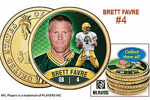 Brett Favre Stole Money From Poor People. Go Colts. — Joe Mills Illustration