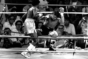 Roberto Duran y Tommy Hearns