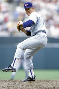 Nolan Ryan, 43, threw a no-hitter against A's in Oakland in 1990