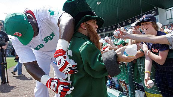 Boston Red Sox star taken to hospital after being struck in the face by  baseball - Mirror Online