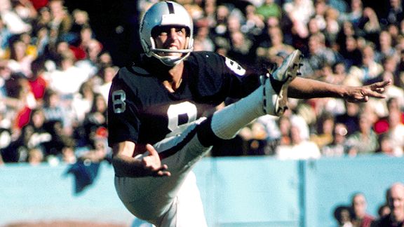 Ken Stabler, George Blanda, Jim Plunkett & Daryle Lamonica Raiders