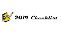 2014 Checklist