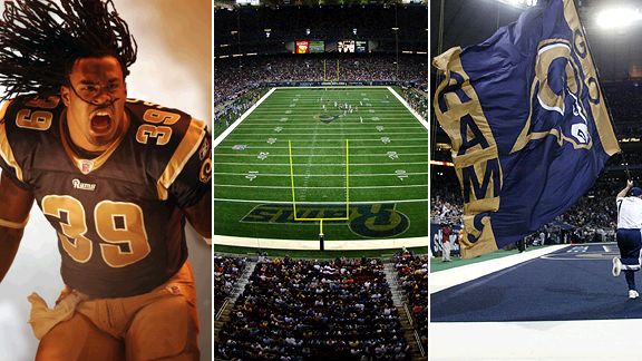 Edward Jones Dome, St. Louis Rams football stadium - Stadiums of