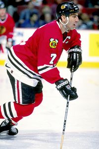 Chris Chelios of the Chicago Wolves