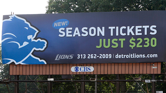 Detroit Lions Billboard