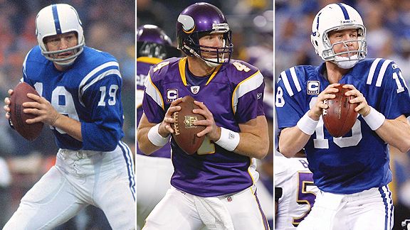 NFL: Where do the Indianapolis Colts' Peyton Manning and the Minnesota  Vikings' Brett Favre rank among history's greatest QBs? - ESPN