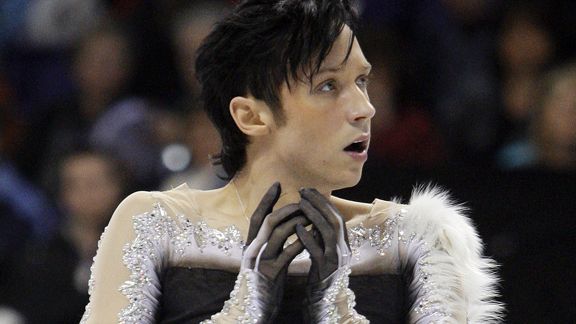 Olympic figure skater Johnny Weir acquiesces agrees to wear faux