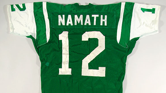 Early 1970's Joe Namath Game Worn New York Jets Jersey