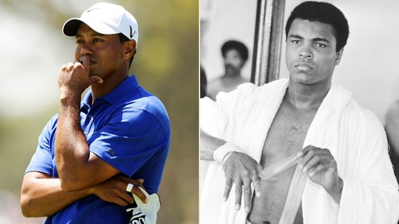 Tiger Woods, Muhammad Ali