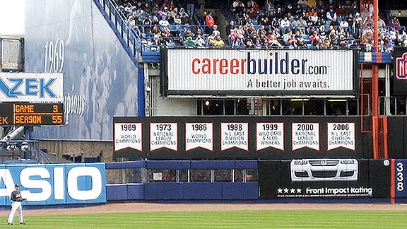 Mets Outfield Wall