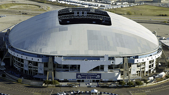 Dallas demolition as Cowboys' stadium is reduced to rubble by an