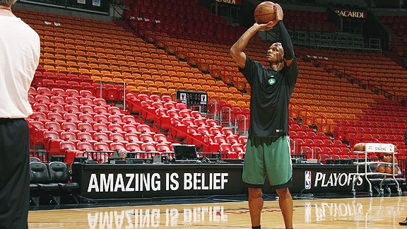 ray allen shooting free throws