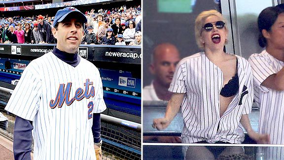 Jerry Seinfeld rips Lady Gaga for her antics at Yankee Stadium and