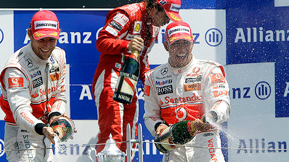 Lewis Hamilton and Jenson Button