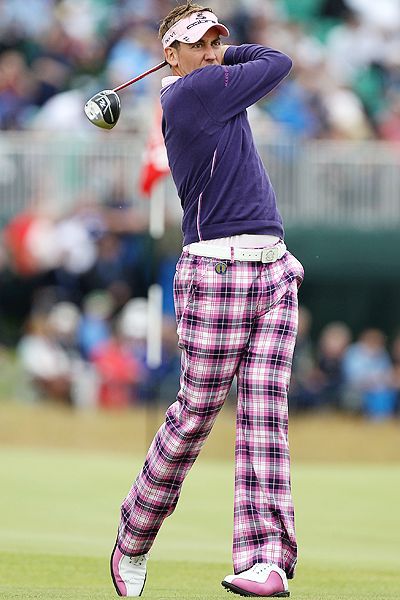 John Daly is at the British Open, wearing pants with busty women and  SpongeBob 