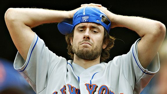Dejected Mets fan