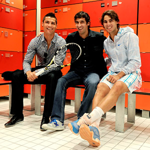 Rafael Nadal, Cristiano Ronaldo & Raul Gonzalez