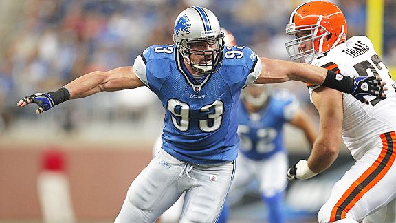 Kyle Vanden Bosch won t be Lionized ESPN NFC North ESPN