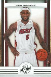 lebron james jersey card