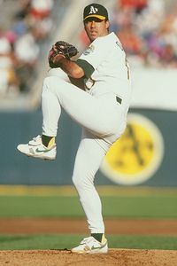 RON DARLING  Oakland Athletics 1992 Home Majestic Throwback