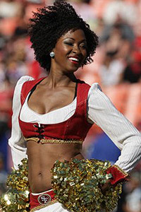 San Francisco 49ers cheerleader