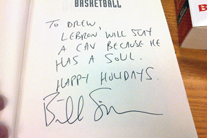 Bill Simmons autograph