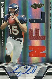 Tim Tebow Gallery  Trading Card Database