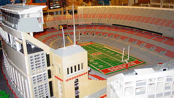 Denver Broncos Lego Stadium Replica