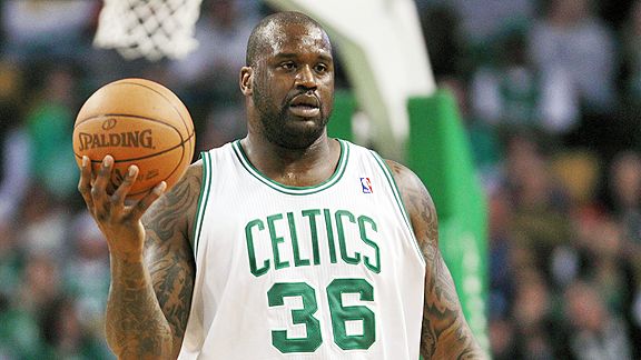 Shaq celtics sales jersey