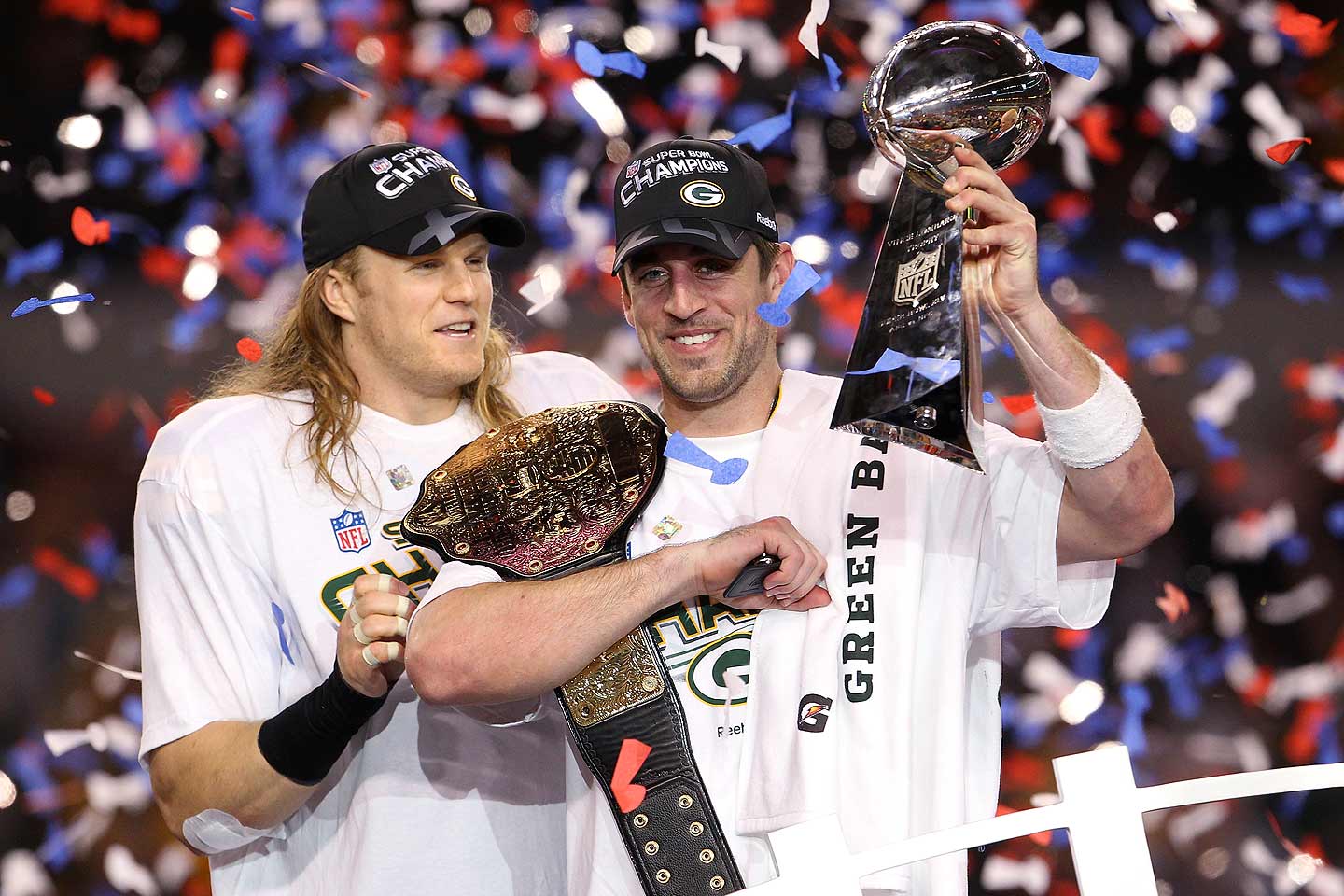 Clay Matthews and Aaron Rodgers - Super Bowl XLV - ESPN